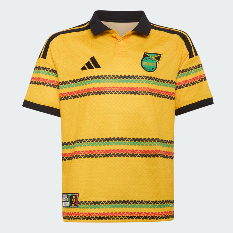 Load image into Gallery viewer, adidas Youth Jamaica 26 x Bob Marley Home Jersey
