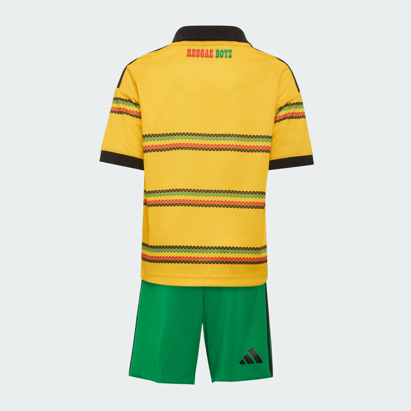 Load image into Gallery viewer, adidas Jamaica 26 x Bob Marley Home Toddler Jersey/Short Set
