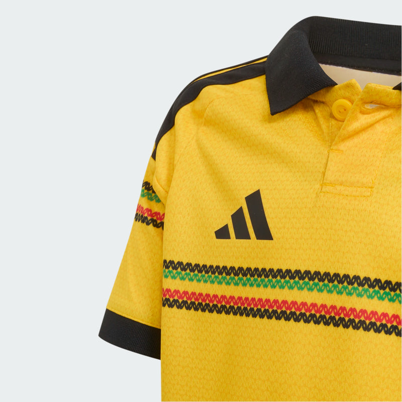 Load image into Gallery viewer, adidas Jamaica 26 x Bob Marley Home Toddler Jersey/Short Set

