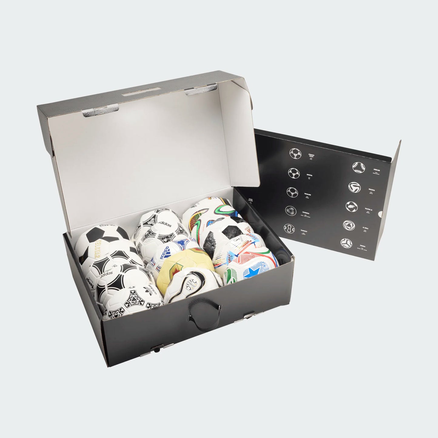 World Cup Historical Ball Set Replica Size 5 1970-2026