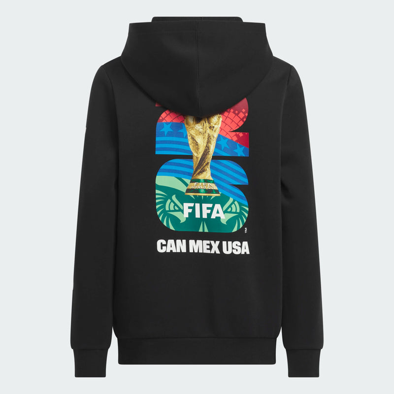 Load image into Gallery viewer, Youth World Cup logo 2026 Hoodie Black
