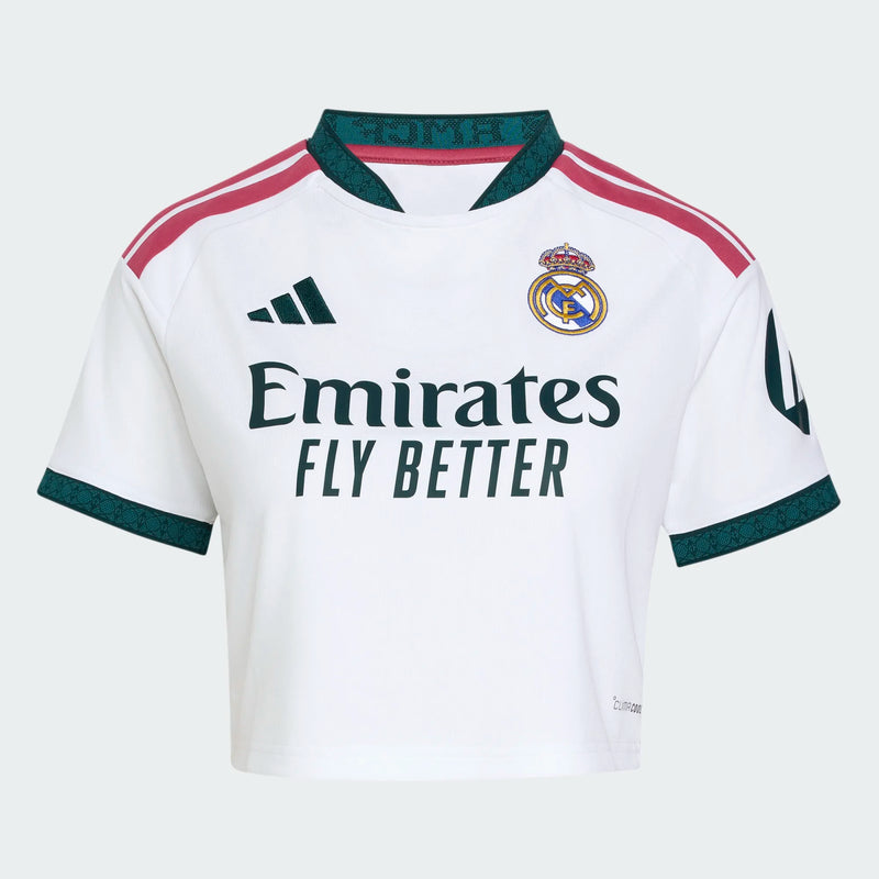 Load image into Gallery viewer, Women's Real Madrid 26/27 Home Cropped Jersey
