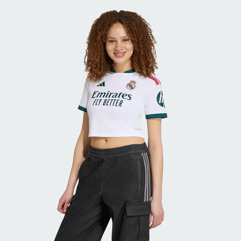 Load image into Gallery viewer, Women's Real Madrid 26/27 Home Cropped Jersey
