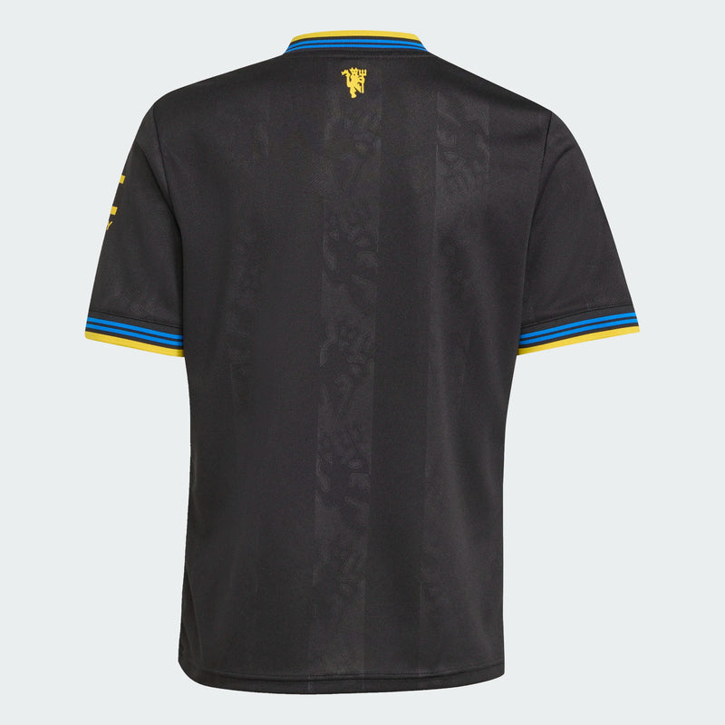 Load image into Gallery viewer, Youth Manchester United 3rd Jersey Black Yellow 2025/26
