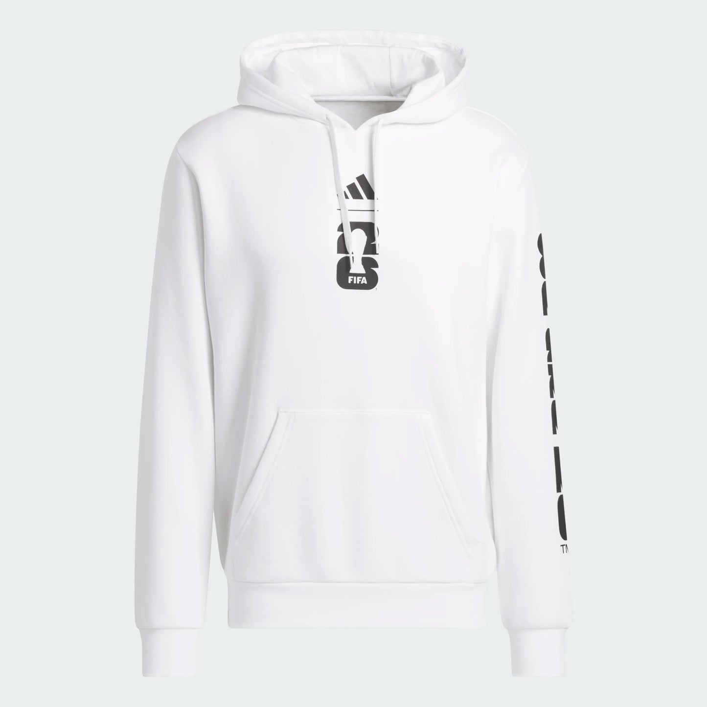 adult World Cup 2026 Logo Hoodie White