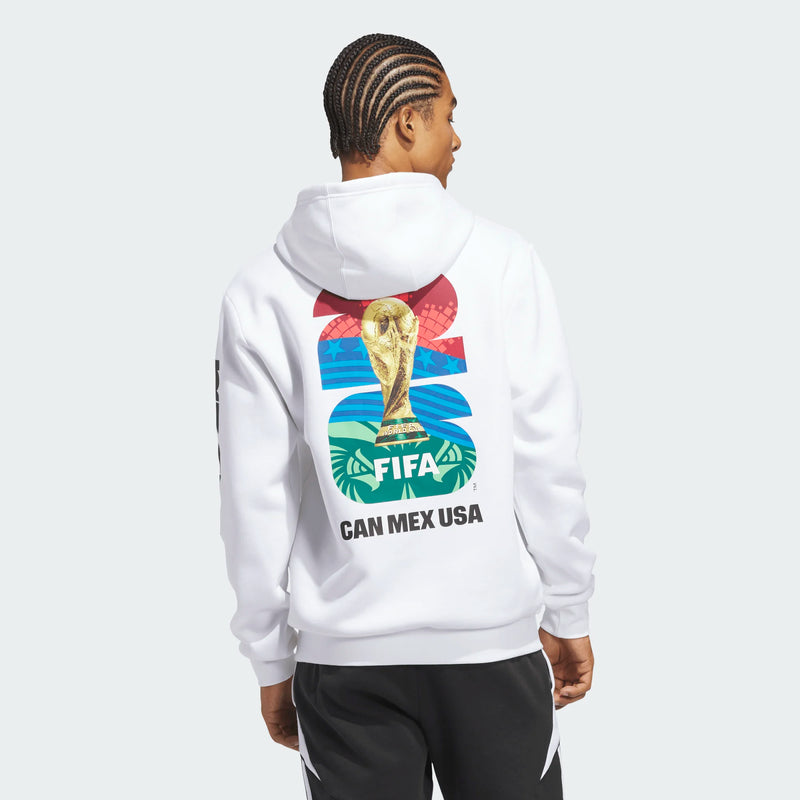 Load image into Gallery viewer, adult World Cup 2026 Logo Hoodie White
