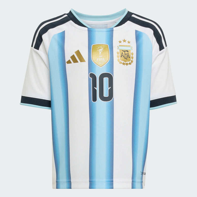 Load image into Gallery viewer, Messi #10 Argentina World Cup 2026 Home Toddler Set
