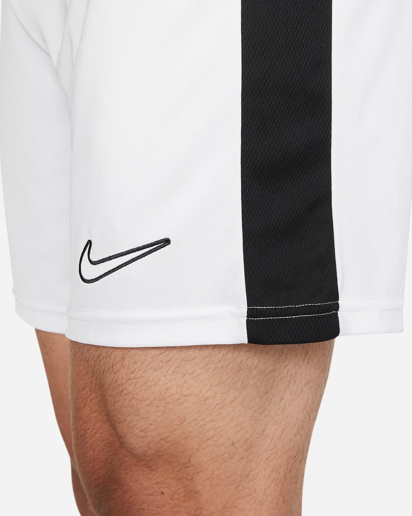 Nike Men's Dri-Fit Academy White Soccer Shorts