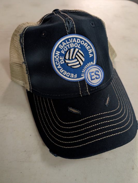 El Salvador Trucker Hat Distressed look