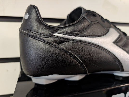 Diadora Brasil R LPU Black Silver Soccer Cleats