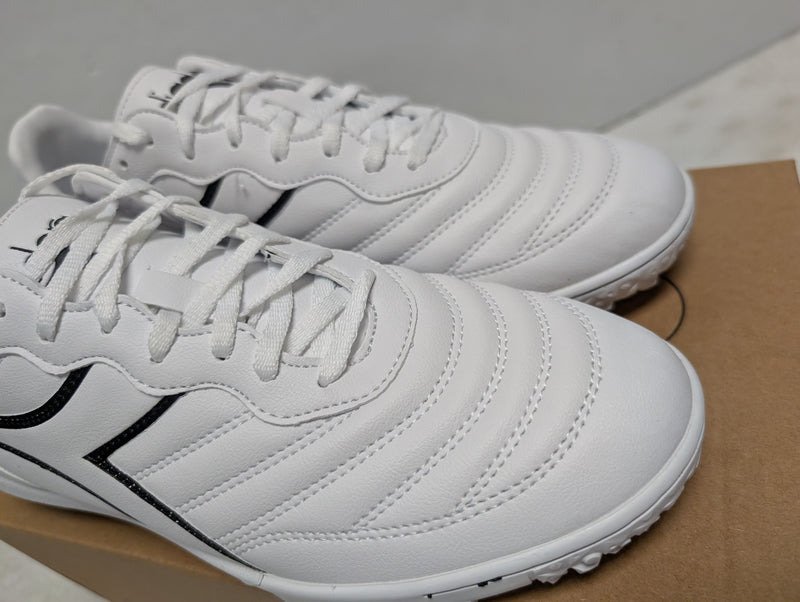 Load image into Gallery viewer, Diadora Brasil R TFR Soccer Turf Soccer Shoes White
