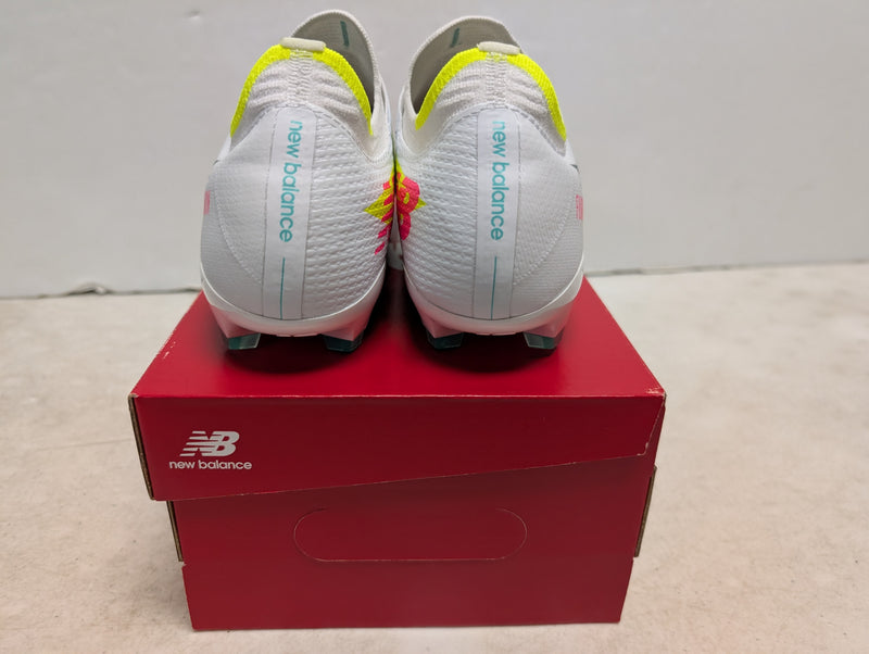 Load image into Gallery viewer, New Balance Furon Pro FG V7+ White Soccer Cleats Wide
