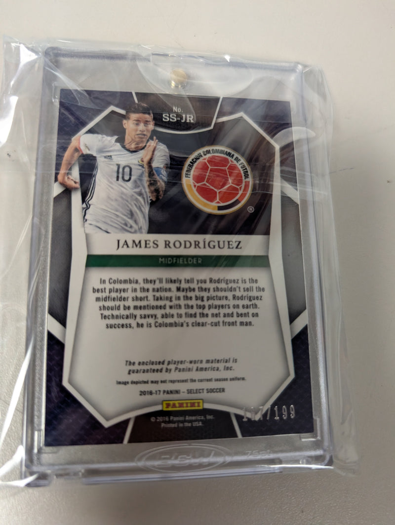 Load image into Gallery viewer, Panini Select 2016/17 James Rodriguez Colombia Player worn /199
