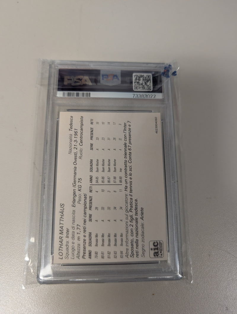 Load image into Gallery viewer, 1989 Kenner Sportstars Lothar Matthaus Forza Campioni PSA 8
