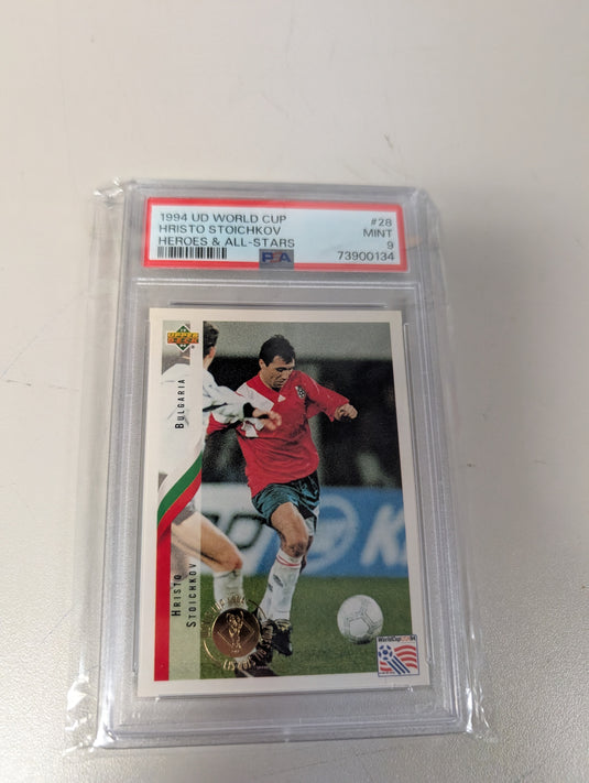 1994 Upper Deck World Cup Hristo Stoichkov PSA 9
