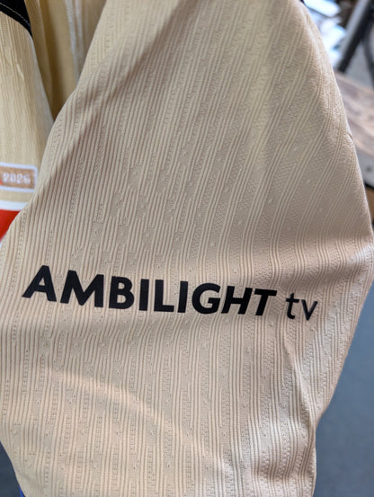 Raphina #11 Men's Barcelona Kobe Authentic Jersey La Liga Winners Badge