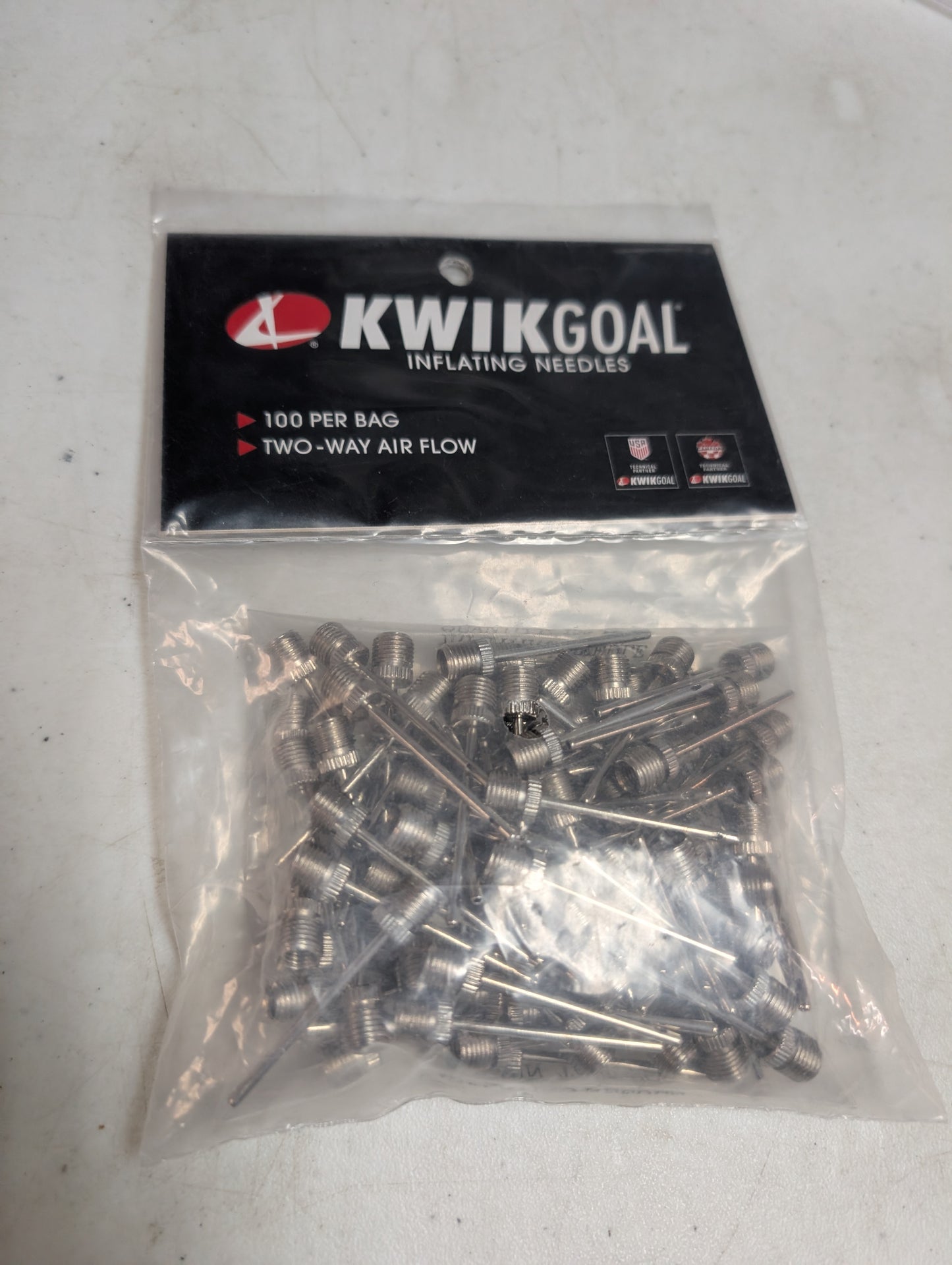 KwikGoal Bulk Inflating Ball Needles 100 Pack