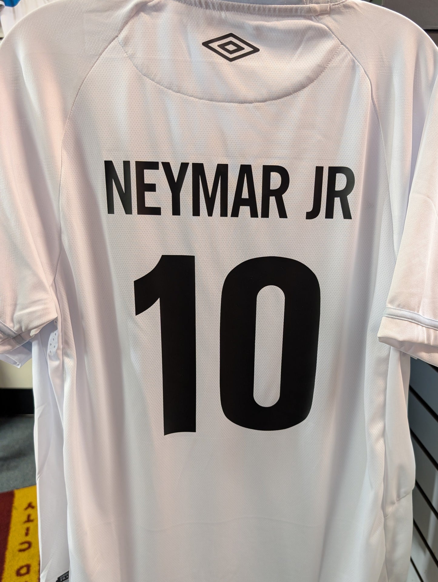 Men's 2025/26 Santos Home Jersey White Neymar Jr