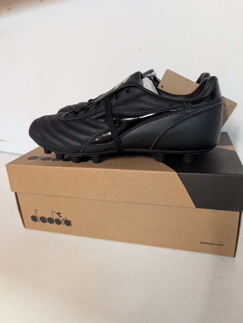Load image into Gallery viewer, Diadora Brasil Icon LT T MDPU Black Leather
