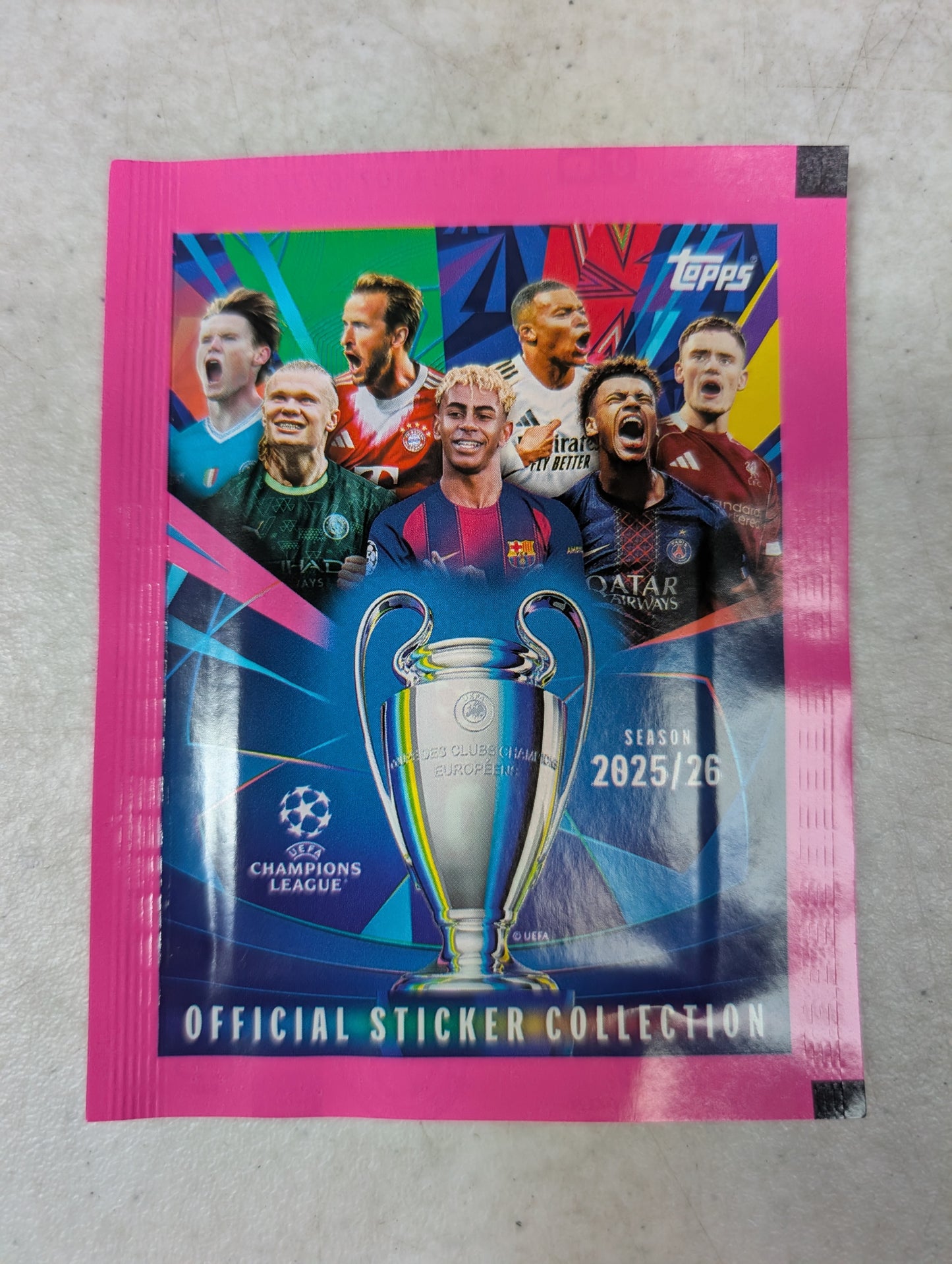 2025-26 Topps UEFA Champions League Sticker Pack