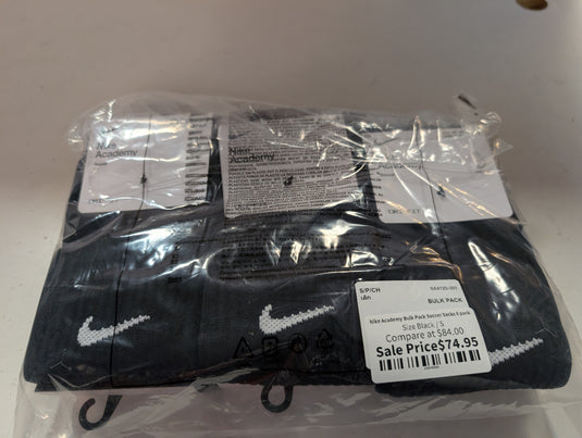 Nike Academy Bulk Pack Soccer Socks 6 pack