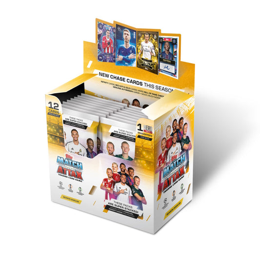 Sealed Box 2025-26 Topps Match Attax UEFA Champions League 32 Packs