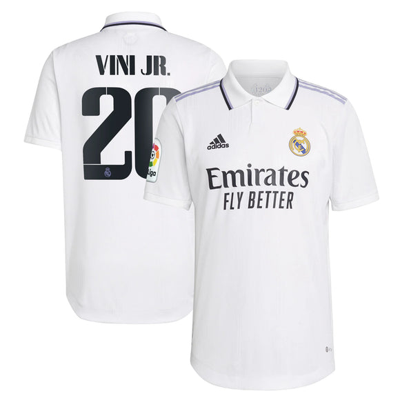 adidas Real Madrid 22/23 Youth Home Jersey - Vini Jr #20 – Strictly Soccer  Shoppe