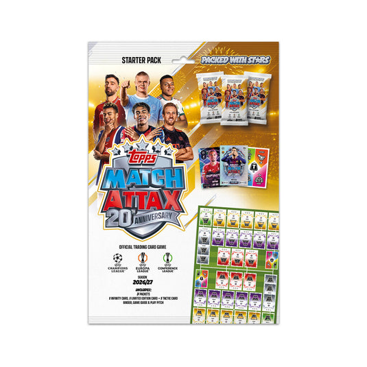 2026-27 Topps Match Attax UEFA Club Competitions Cards Starter Pack