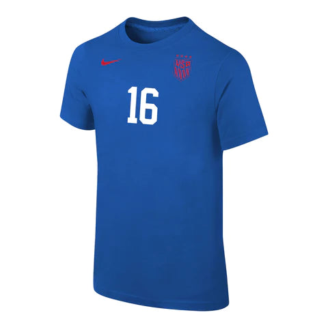 Nike Women's USWNT Classic Rose Lavelle Royal Tee