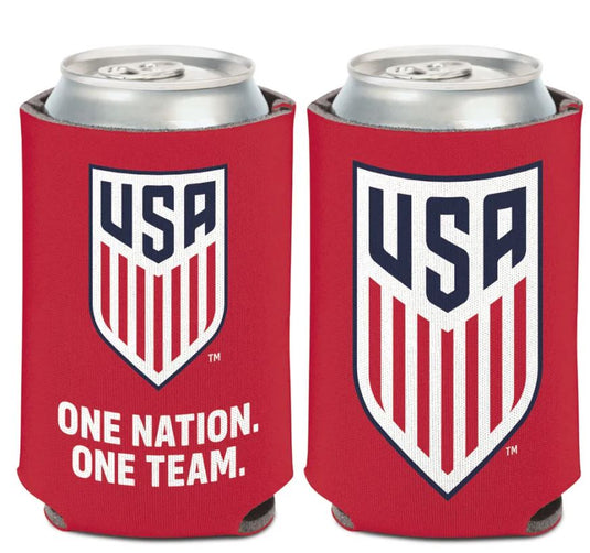 US Soccer - National Team ONE NATION. ONE TEAM. Can Cooler 12 oz.