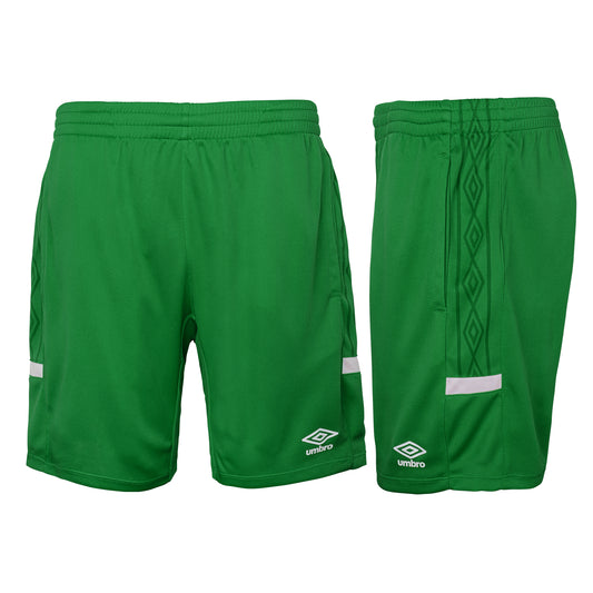 Umbro Men's Legacy Soccer Shorts Green White