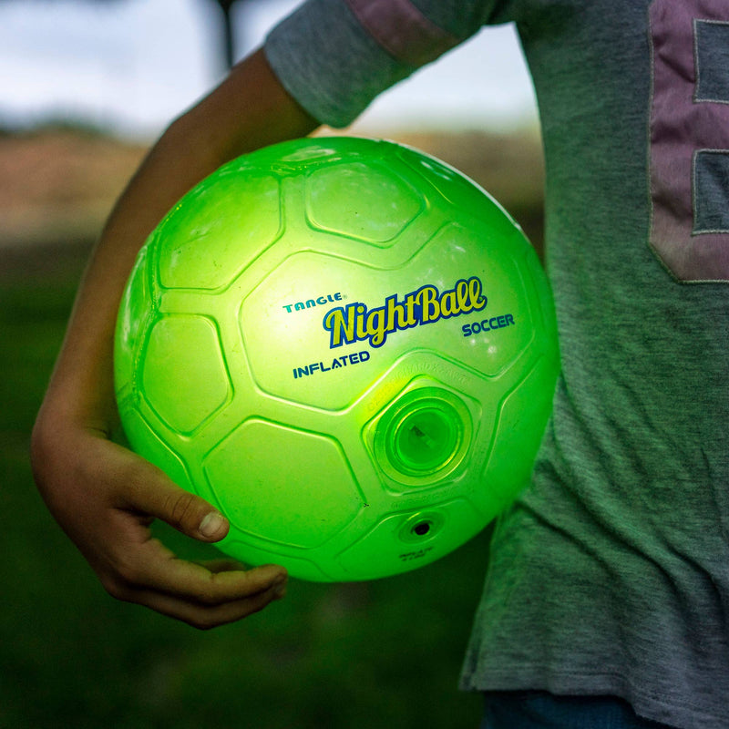 Load image into Gallery viewer, NightBall® Light-Up LED Soccer Ball: Green

