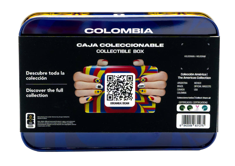 Load image into Gallery viewer, World Cup of Color | FIFA World Cup 2026™ Official Licensed Nail Polish Collectible Box Set - Colombia
