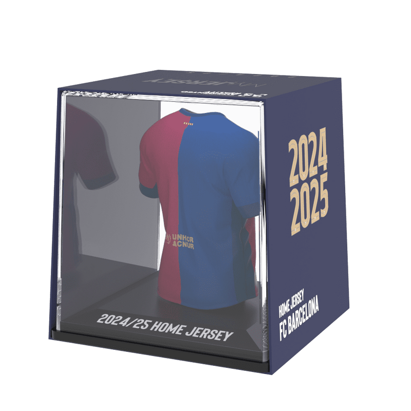 Load image into Gallery viewer, FC Barcelona - Home - 24/25 Collectible Mini Jersey
