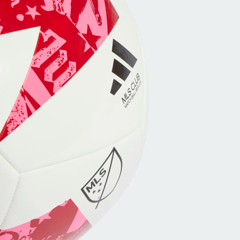 adidas MLS Club Ball White / Red / Solar Pink