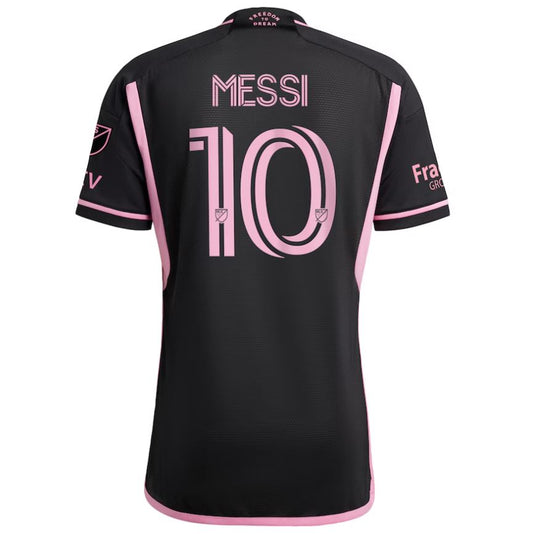 Men's Inter Miami CF Lionel Messi adidas Black 2024 La Noche Authentic Player Jersey