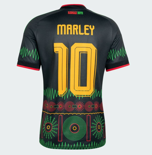 Jamaica 26 Marley #10 Away Jersey