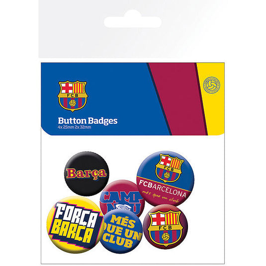 Barcelona Button Pin Set