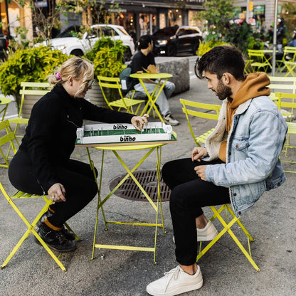 Binho Classic: Green Turf Soccer Flicking Table  Game