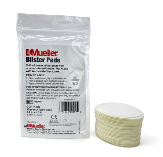Mueller 25 Pack Blister Pads