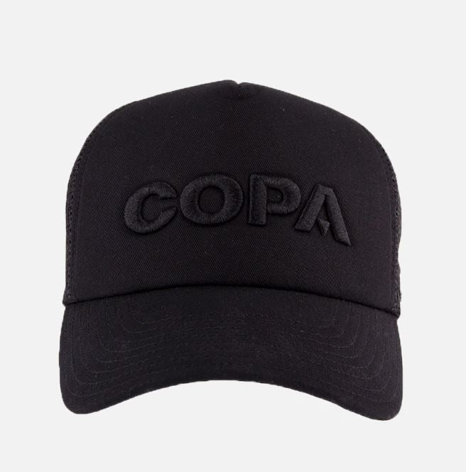 Load image into Gallery viewer, Copa 3D Black Logo Trucker Cap
