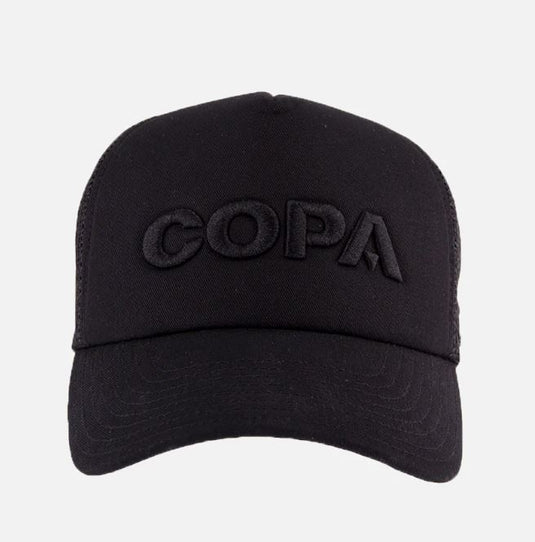 Copa 3D Black Logo Trucker Cap