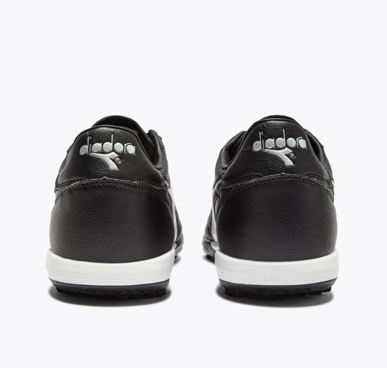 Load image into Gallery viewer, Diadora Brasil R TFR Soccer Turf Soccer Shoes Black Silver
