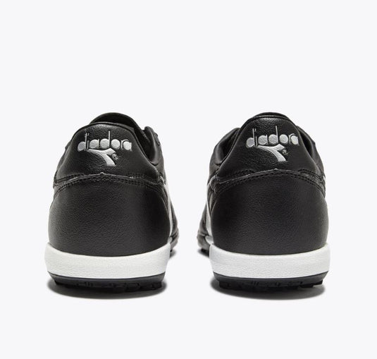 Diadora Brasil R TFR Soccer Turf Soccer Shoes Black Silver