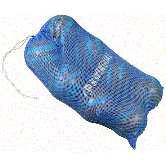 KwikGoal Equipment Soccer Coach's Mesh Ball Bag Blue