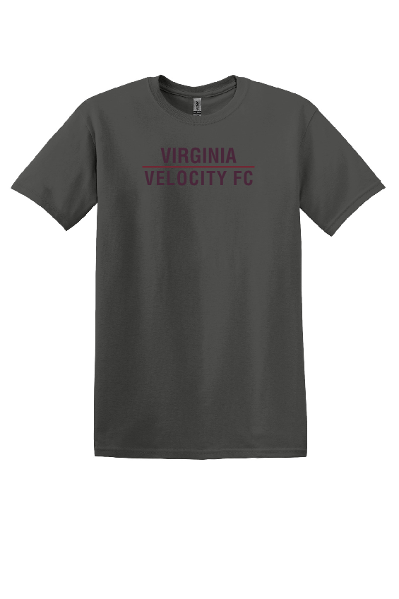 Load image into Gallery viewer, Virignia Velocity FC Spirt T-Shirt Gildan Softstyle
