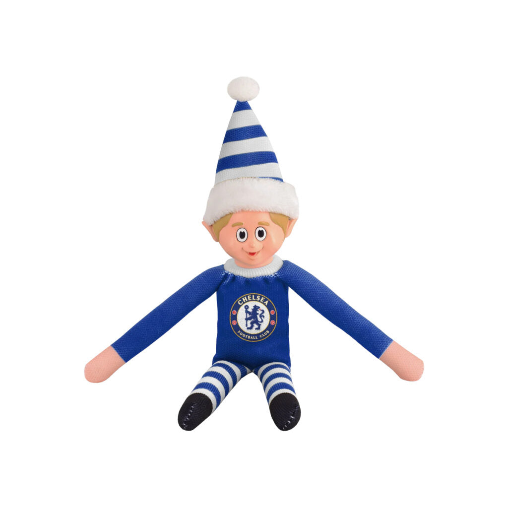 Chelsea FC Team Crest Christmas Elf on a Shelf