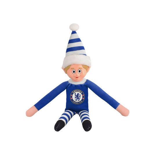 Chelsea FC Team Crest Christmas Elf on a Shelf