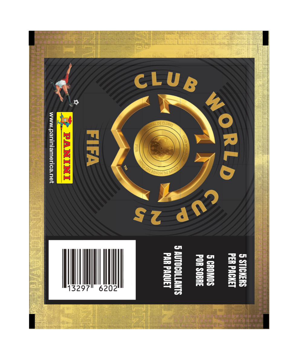 FIFA Club World Cup Sticker Single Pack 5 Stickers