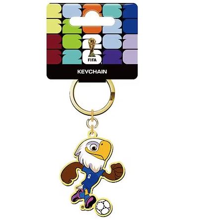 FIFA World Cup 2026 USA Mascot Clutch Keychain